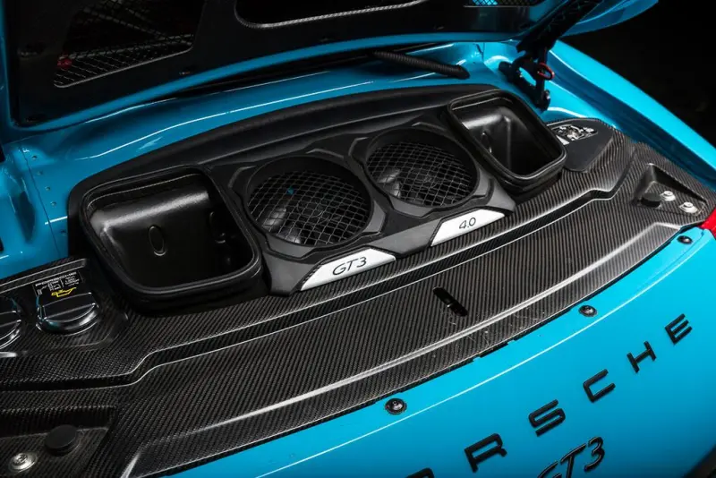 Porsche 911 GT3 Engine Bay Detail