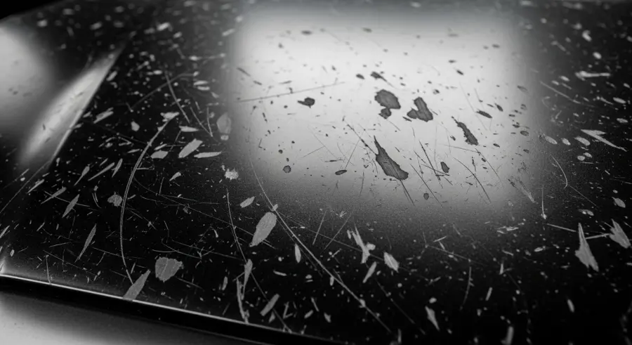 Hand Polish Results - Before detailing